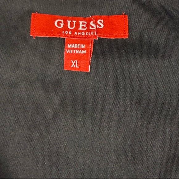 NWOT GUESS Black Sequin Sleeveless V-Neck Crop Top – Size XL Glam Shiny Sparkly - Picture 7 of 11